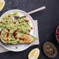 Eggplant with Miso and Couscous