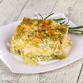 Gratin of Spinach and Smoked Salmon