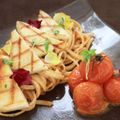 Halloumi and Tomato Pasta