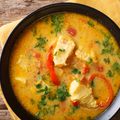 Coconut Fish Curry with Kale