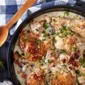 French Farmhouse Chicken with Mushrooms and Bacon