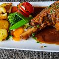 Salt-Baked Lamb Shank