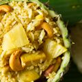 Fried Rice with Pineapple Side