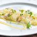 Carpaccio of Scallop with Crispy Tomato Skins