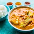 Curried White Fish with Coconut and Ginger