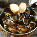 Mussels with Traditional Poulette Sauce