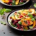 Beetroot, Halloumi, and Pomegranate Salad