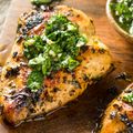 Roast Chicken Breasts with Fresh Salsa Verde