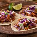 Chorizo, Beans, and Cabbage Tacos