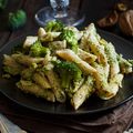 Grilled Broccoli and Walnut Penne