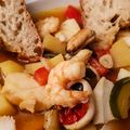 Hake and Shellfish Portuguese Stew