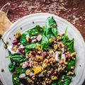 Spinach with Raisins, Chickpeas, and Pine Nuts
