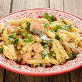 Creamy Salmon Penne