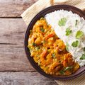 Salmon Curry with Prawns and Almonds