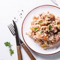 Chicken and Blue Cheese Pilaf