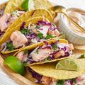 Salmon and Lime Tacos