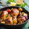 Mediterranean Chicken with Roast Vegetable Medley