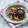 Black Pudding and Red Cabbage Warm Salad