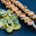 Prawn and Cucumber Canape Skewers