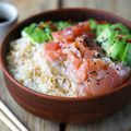 Salmon and Avo Sushi Bowl