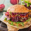 Quinoa and Beet Burgers