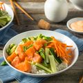 Asian Smoked Salmon and Rice Salad