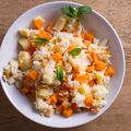 Couscous Salad with Feta and Peaches