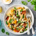 Goat’s Cheese and Aubergine Penne