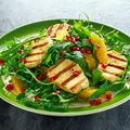 Halloumi and Pomegranate Salad