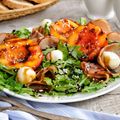 Peach, Basil and Mozzarella Salad