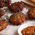 Ginger and Carrot Bhajis