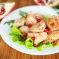 Spiced Chicken and Pomegranate Salad