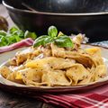 Tapenade and Ricotta Pappardelle