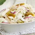 Chicken, Apple and Peanut Salad