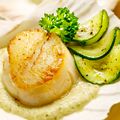 Scallops with Zucchini and Brown Butter