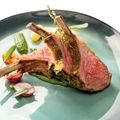 Rack of Lamb with Caper and Olive Crust