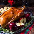 Roast Goose with Apples and Prunes