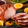 Pomegranate and Tamarind Glazed Ham