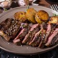 Rib-eye Steak with Anchovy Butter