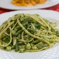 Runner Bean Spaghetti and Capers