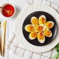 Japanese Devilled Eggs Canape