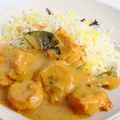 Salmon and Prawn Korma