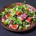 Pea, Fig and Pomegranate Salad