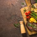 Steak with Chargrilled Vegetables and Chipotle