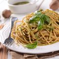 Cavolo Nero and Walnut Pesto Pasta