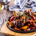 One-Pot Lamb Shanks in Red Wine