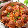 Spiced Meatballs with Chilli Beans