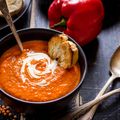 Squash, Harissa and Red Pepper Soup