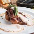 Lamb Chops with Rosemary and Onion Sauce