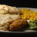 USA Fried Chicken with Corn Mash and Gravy